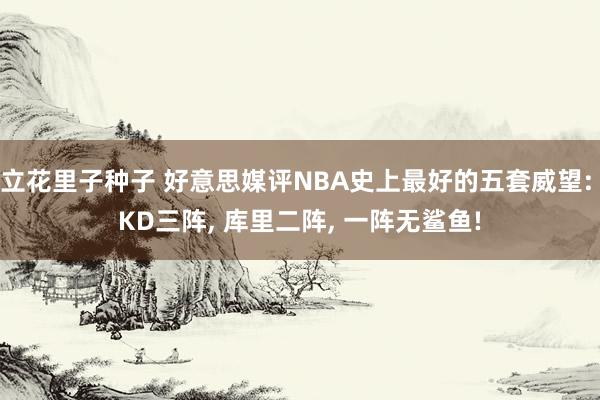 立花里子种子 好意思媒评NBA史上最好的五套威望: KD三阵， 库里二阵， 一阵无鲨鱼!