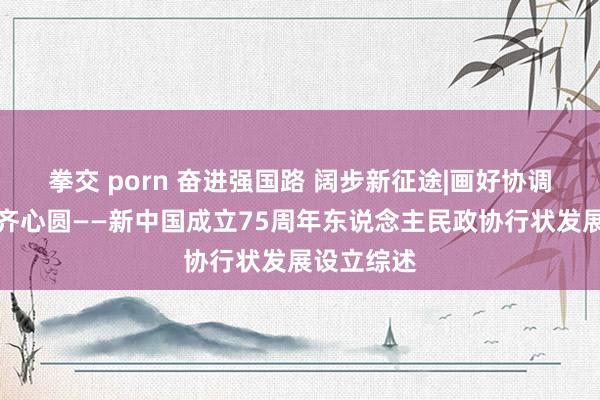 拳交 porn 奋进强国路 阔步新征途|画好协调奋进最大齐心圆——新中国成立75周年东说念主民政协行状发展设立综述