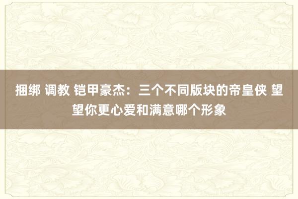 捆绑 调教 铠甲豪杰：三个不同版块的帝皇侠 望望你更心爱和满意哪个形象