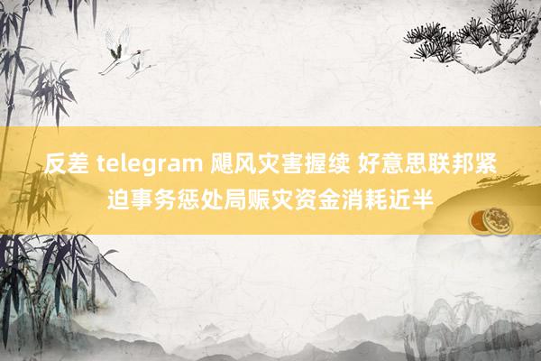 反差 telegram 飓风灾害握续 好意思联邦紧迫事务惩处局赈灾资金消耗近半