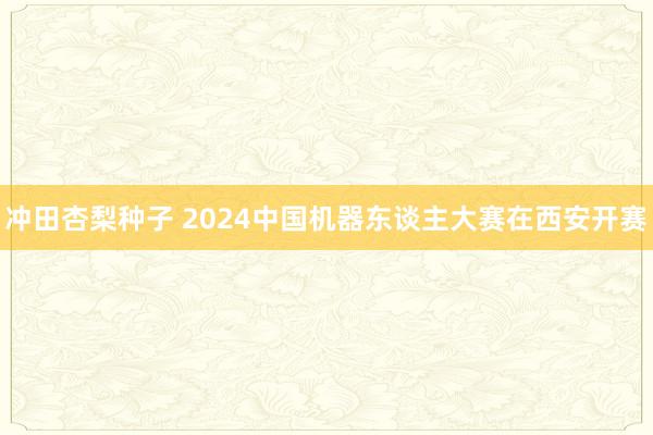 冲田杏梨种子 2024中国机器东谈主大赛在西安开赛